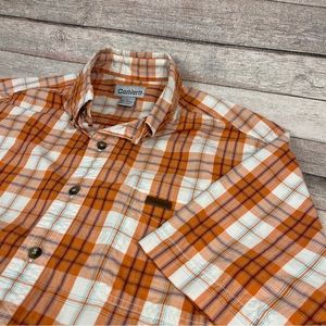 Carhartt Size Medium Short Sleeve Plaid Button Down